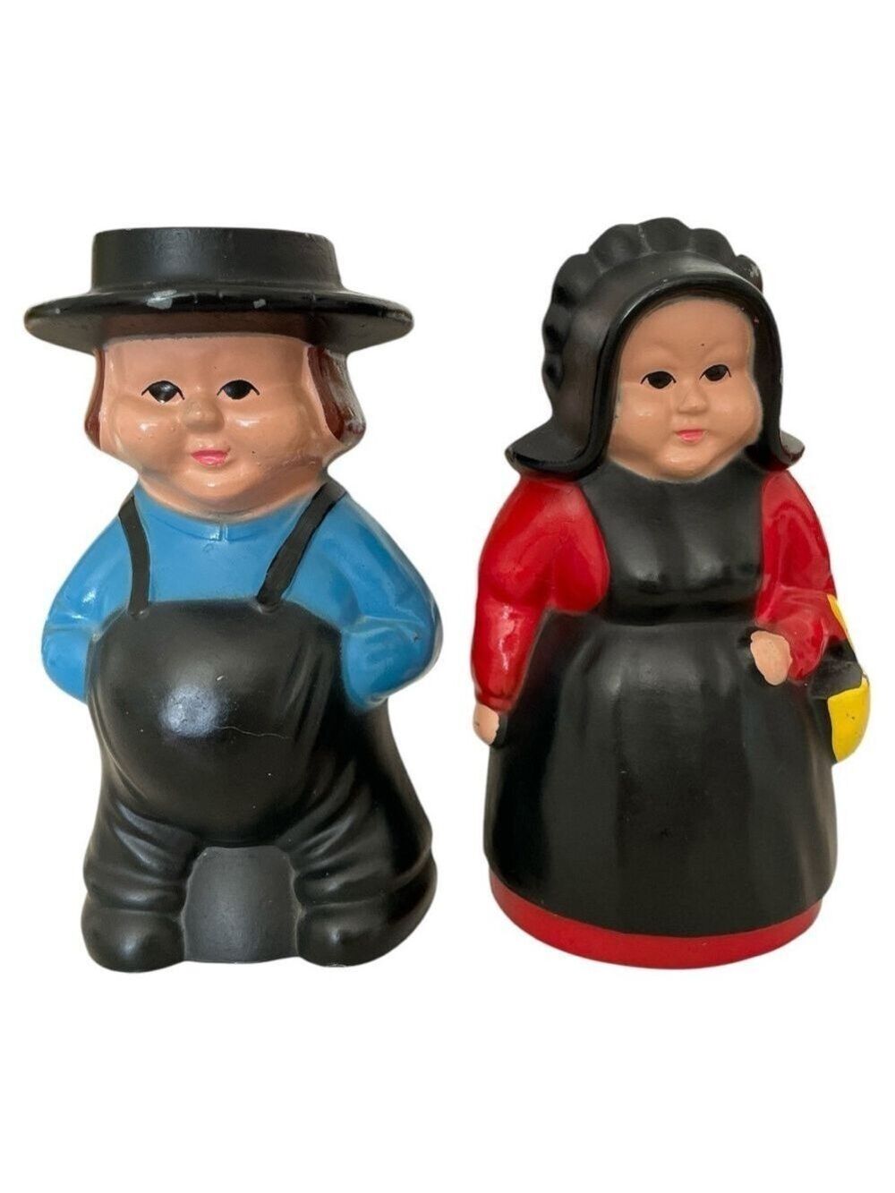Vintage Cast Aluminum Amish Pair Banks